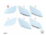 Original BMW E60 F10 Mirror Glass Kaca Spion Pemanas Cembung EC KIRI - Image 4