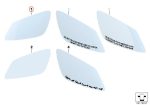 Original BMW F07 F10 Mirror Glass Kaca Spion Pemanas Cembung KANAN - Image 3
