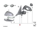 Original BMW F21 F22 F23 F87 M2 Exterior Mirror Housing Assembly Rumah Sen LED Spion Kanan 51167268636 - Image 4