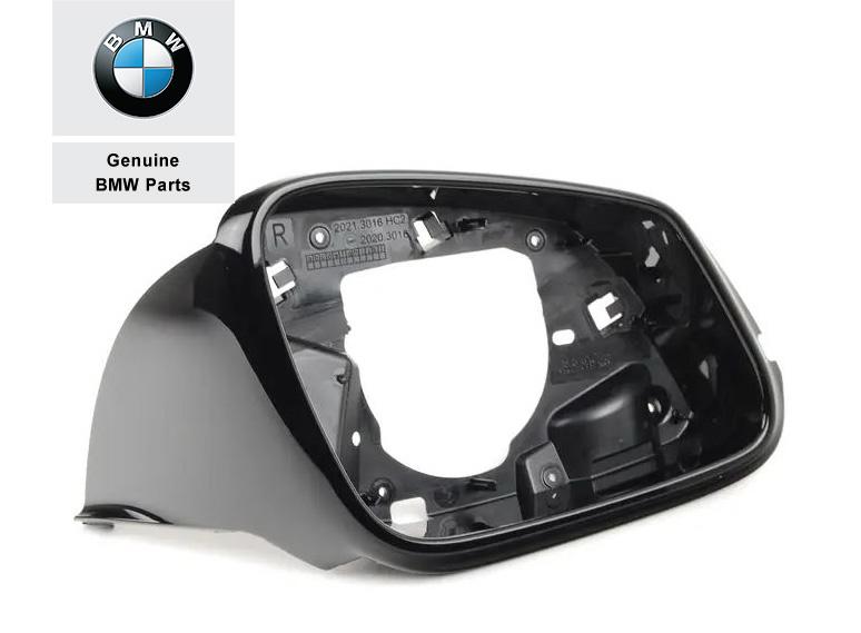 51167284126_A Ori BMW F30 F32 M Sport Gloss Black Frame Ring Kaca Spion KANAN - Gambar 1