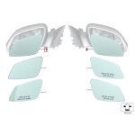 Original BMW E84 LCI F48 X1 Mirror Glass Kaca Spion KIRI