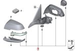Original BMW F32 F33 F36 M Sport Rumah Kaca Spion Motor Elektrik KIRI - Image 5