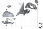 Original BMW F30 F31 M Sport Rumah Kaca Spion Motor Elektrik KANAN - Image 5