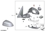 Original BMW G01 X3 G02 X4 Gloss Black Frame Ring Kaca Spion KANAN - Image 5