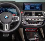Original BMW F98 X4M M Competition Emblem Konsol Tengah cocok G02 X4 - Image 3