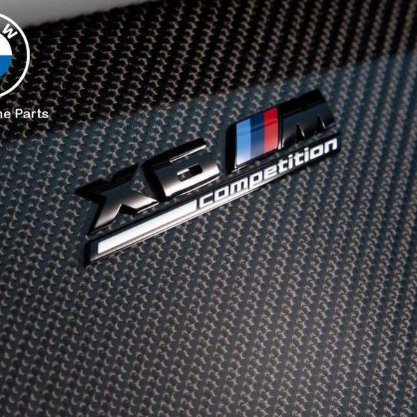 Original BMW F96 X6M M Competition Emblem Konsol Tengah cocok G06 X6