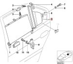 Original BMW E38 7 Series Krey Tirai Sunblind Kaca Mati Belakang - Image 6