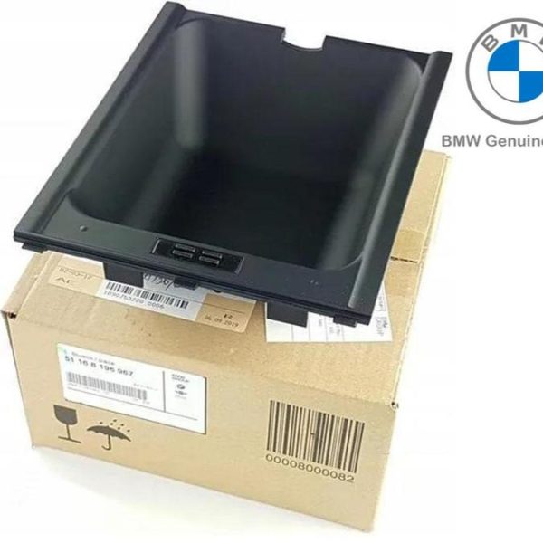 Original BMW E39 Storage Tray Box Tatakan Armrest Konsol Tengah 51168196967