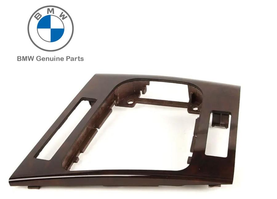51168200810_A Original BMW E46 Bingkai Shifter Wooden Trim Cover Myrtle 51168200810 - Image 1
