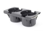 Original BMW E46 Front Cup Holder Insert Konsol Tengah Black - Gambar 3
