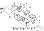 Original BMW E46 Middle Console Partisi Konsol Tengah Hitam Black - Image 4