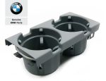 Original BMW E46 Front Cup Holder Insert Konsol Tengah Grey