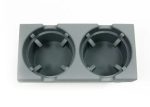 Original BMW E46 Front Cup Holder Insert Konsol Tengah Grey - Gambar 3