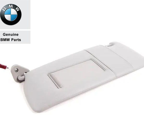 Original BMW E46 Illuminated Sun Visor Depan KIRI Grey Abu 51168267897