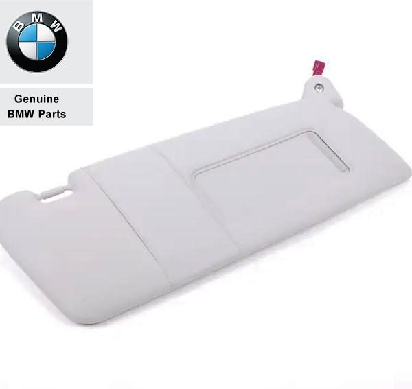 Original BMW E46 Illuminated Sun Visor Depan KANAN Grey Abu