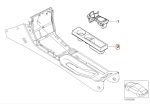 Original BMW Z3 Front Cup Holder Insert Konsol Tengah 51168413622 - Image 6