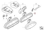 Original BMW E84 X1 E53 E70 X5 Kaca Spion Interior Tengah Auto Dimming - Image 5