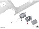 Original BMW G12 730Li 740Li Cover Pot Engsel Tutup Tangki Bensin - Image 6