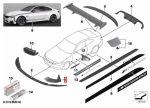 Original BMW F80 M3 F82 F83 M4 M Performance Carbon Fiber Splitters - Image 6