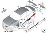 Original BMW F87 M2 M Performance Rear Diffuser Carbon Fiber - Image 6