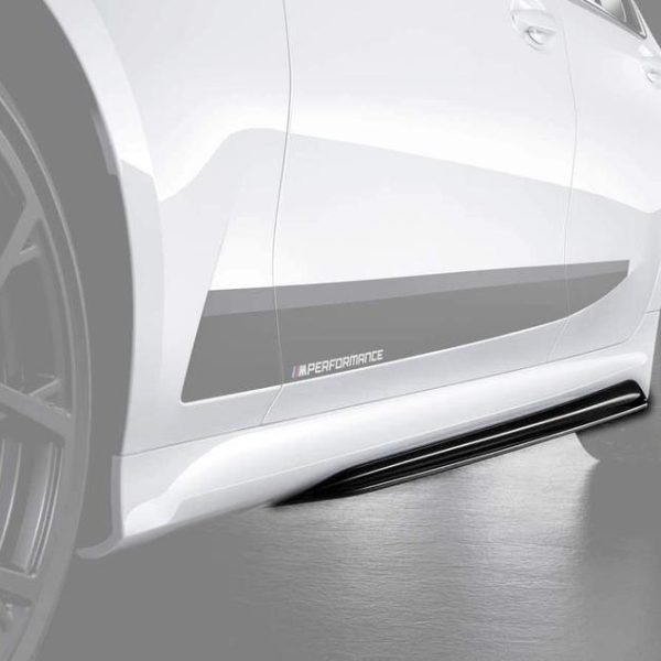 BMW G20 G21 M Performance Side Skirt Sill Attachment Gloss Black KIRI