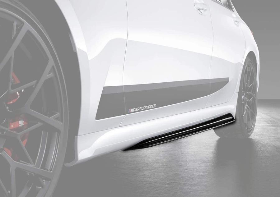 51192455896_A BMW G20 G21 M Performance Side Skirt Sill Attachment Gloss Black KIRI - Image 1