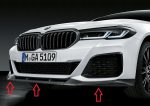 Original BMW G30 LCI M Performance Front Attachment Carbon Lip Spoiler