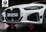 Original BMW G22 G23 M Performance Front Attachment Carbon Lip Spoiler