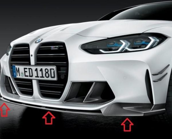 Ori BMW G82 G83 M4 M Performance Front Attachment Carbon Lip Spoiler