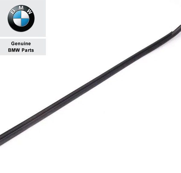 Original BMW E30 Lis Pelipit Dalam Kaca Pintu Depan Hitam KIRI