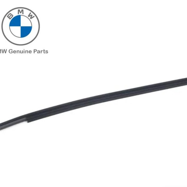 Original BMW E30 Lis Pelipit Dalam Kaca Pintu Depan Hitam KANAN
