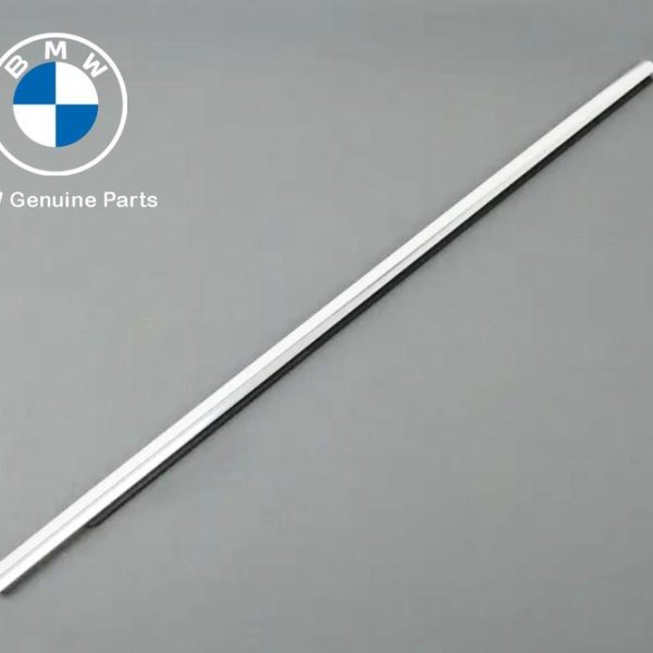BMW E65 E66 Weatherstrip Lis Pelipit Kaca Chrome Pintu Depan KIRI