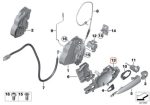 BMW E70 X5 E71 X6 Door Handle Carrier Bracket Luar Pintu Depan KANAN - Image 5