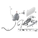 BMW E90 E92 F30 F32 F36 Latch Door Lock Latch Kait Pintu DEPAN KANAN - Gambar 4