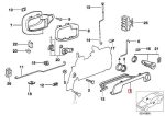 Original BMW E36 E34 Bingkai Frame Handle Luar Karet Seal Gasket Pintu Depan KIRI - Image 6