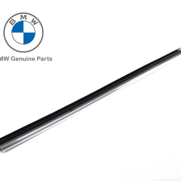 BMW E39 Pelipit Karet Seal Kaca Interior Chrome Pintu DEPAN KANAN