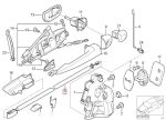 Original BMW E46 Kabel Bowden Tarikan Handle Pintu Belakang KIRI KANAN - Image 5