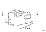 BMW E36 M Chrome Inner Door Handle Tuas Pembuka Pintu BELAKANG KIRI - Gambar 4