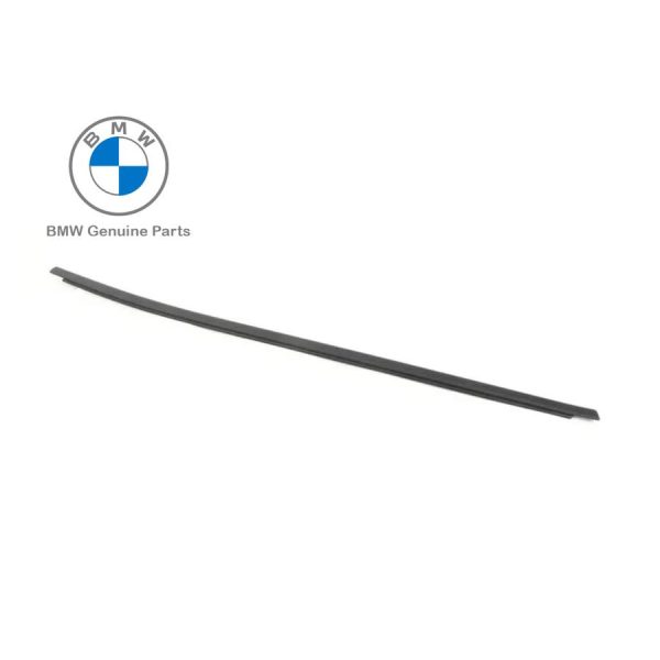 Original BMW F25 X3 Cover Lis Pelipit Kaca Luar Pintu Belakang Black Matt Hitam Doff KANAN