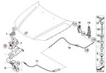 Ori BMW E81 E82 E87 E88 Hood Catch Bracket Kait Pengunci Kap Mesin - Image 5