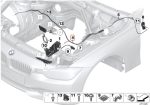 BMW F30 F32 F80 M3 F82 M4 Kabel Bowden Tarikan Kap Mesin 51237411315