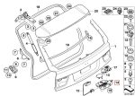Original BMW E70 X5 Trunk Lid Lock Actuator Kunci Bagasi 51247308849 - Image 6