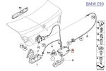 Original BMW E46 E60 E90 E92 Trunk Lid Lock Actuator Kunci Bagasi - Image 6