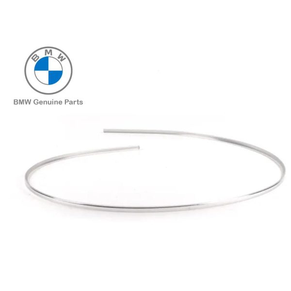 Original BMW E30 M10 Pre-LCI Seal Karet Chrome Kaca Belakang Bagian Atas Rear Window Upper Chrome Moulding 51311884409