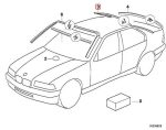 Original BMW E36 Coupe Karet Trim Keliling Kaca Belakang - Gambar 6