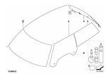Original MINI Cooper R55 R56 R57 Front Windshield Kaca Depan - Image 3
