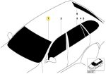 Original BMW E53 X5 Kaca Depan Windshield Rain Sensor - Image 3