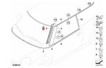 Original MINI Cooper R52 R53 R55 R56 R57 Seal Karet Kaca Depan Atas - Image 5