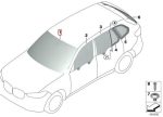Original BMW G05 X5 Kaca Depan Green Windshield Rain Sensor - Image 3