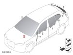 Original BMW I20 iX BEV Windscreen Kaca Depan - Image 4